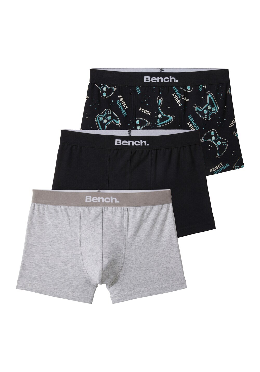 

Трусы Bench, пестрый серый/черный