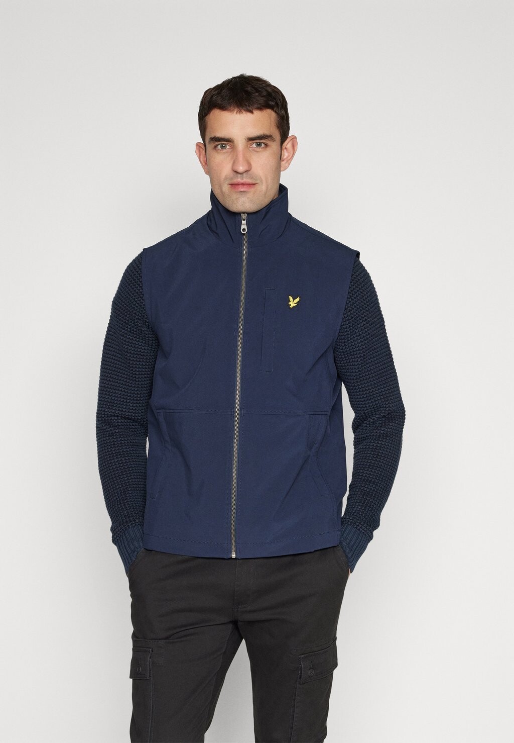 

Жилет GILET Lyle & Scott, темно-синий