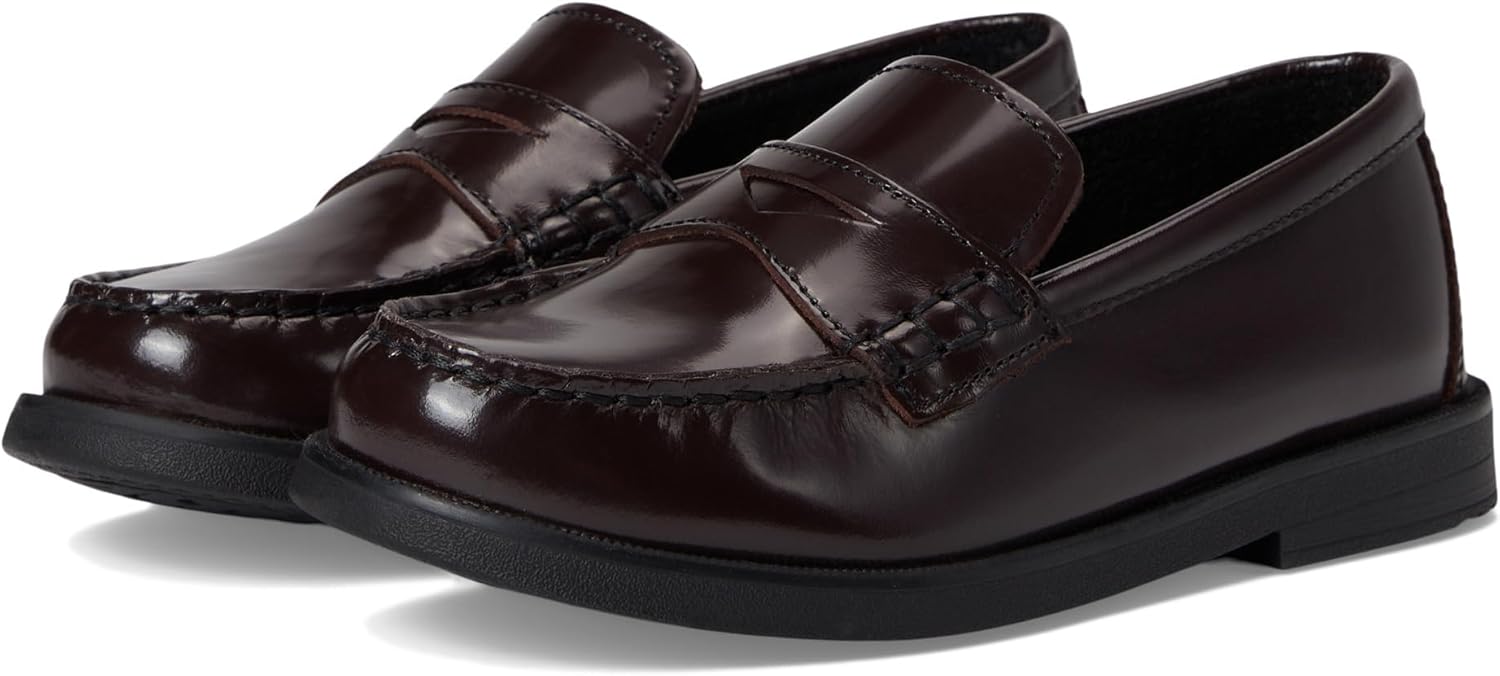 Детские лоферы Florsheim Boy's Croquet Penny - для малышей и старших детей, бордовый — фото 2