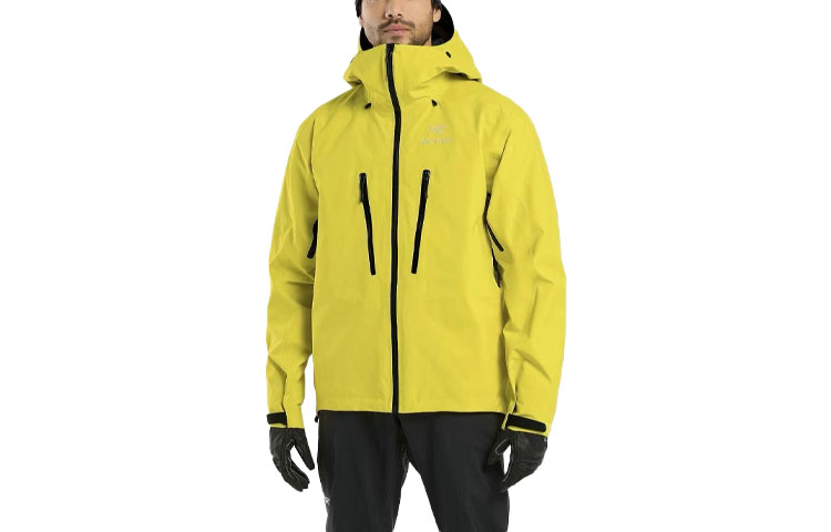 Куртки пальто мужские Venom Yellow/Viper Yellow II Arcteryx, оранжевый — фото 4
