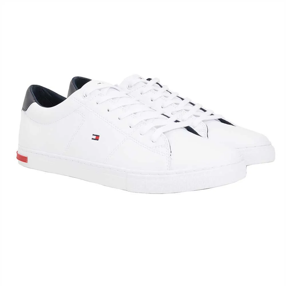 

Кроссовки Tommy Hilfiger Essential Leather Detail Vulcanized trainers, белый