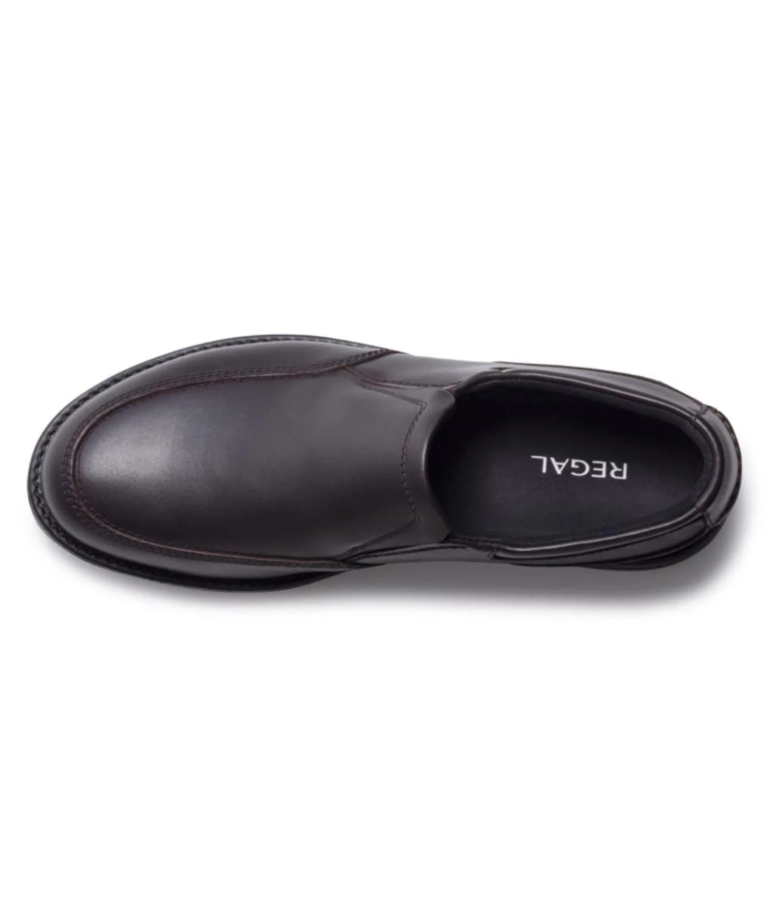 Мужские слипоны GORE-TEX из натуральной кожи 82KL REGAL темно-коричневые — фото 4