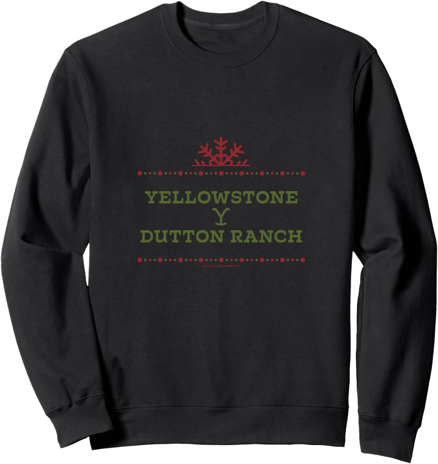 

Праздничная толстовка Yellowstone Dutton Ranch, черная