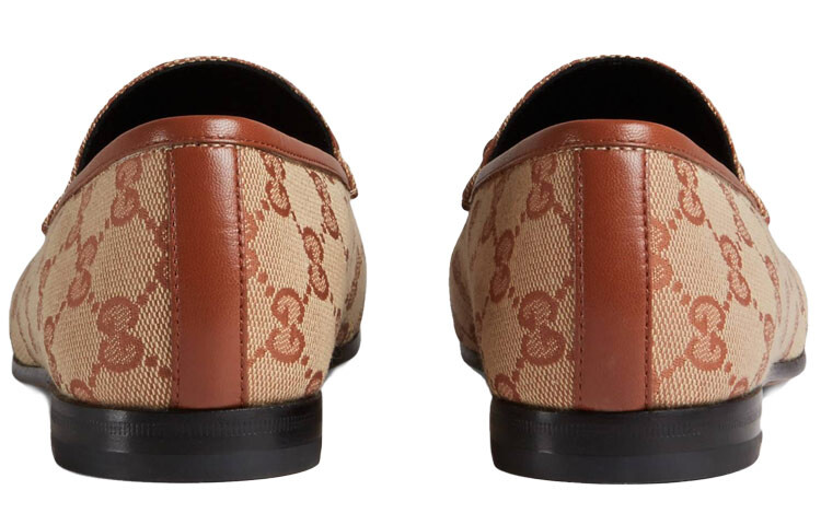 Лоферы женские Gucci Jordaan, корчиневый — фото 4