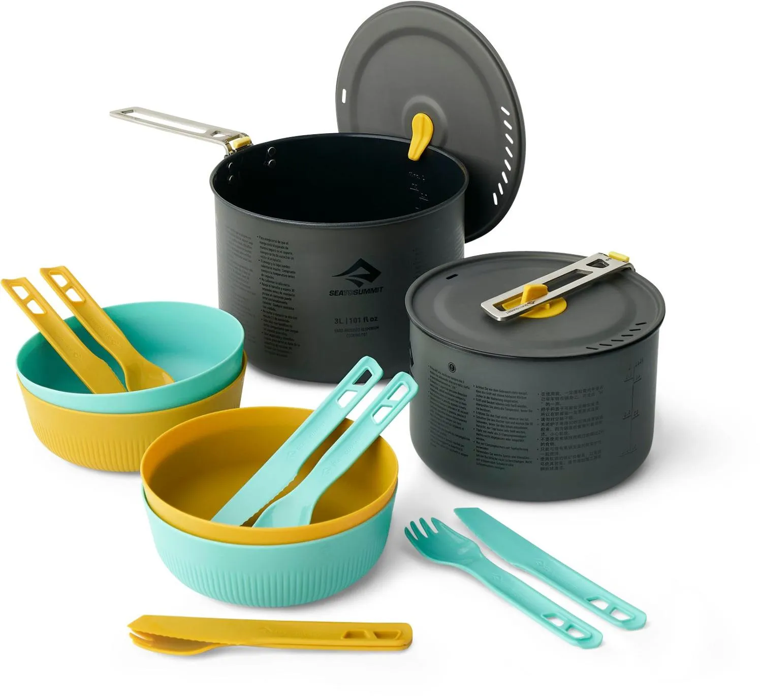 

Набор кухонной посуды Frontier Utralight Two Pot Sea to Summit, Assorted