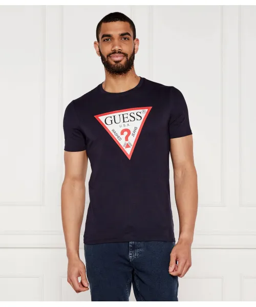 

Футболка Slim fit Guess Jeans, синий