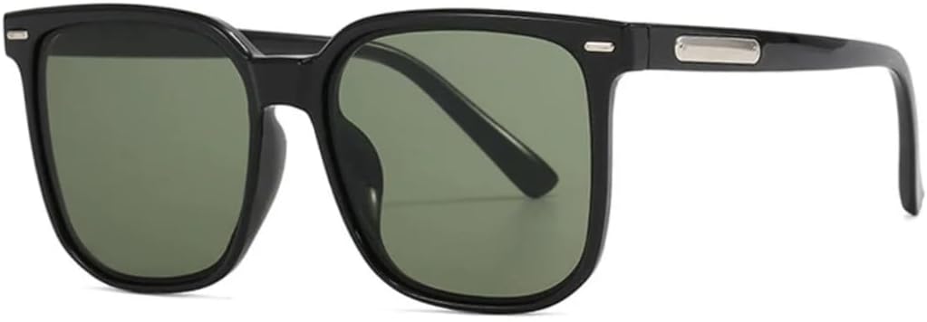 

Крупные заклепки, солнцезащитные очки для женщин, роскошные, модные, винтажные, мужские, для активного отдыха, путешествий, вождения, защита от УФ-излучения UV400 VVTWSSW, Black Green