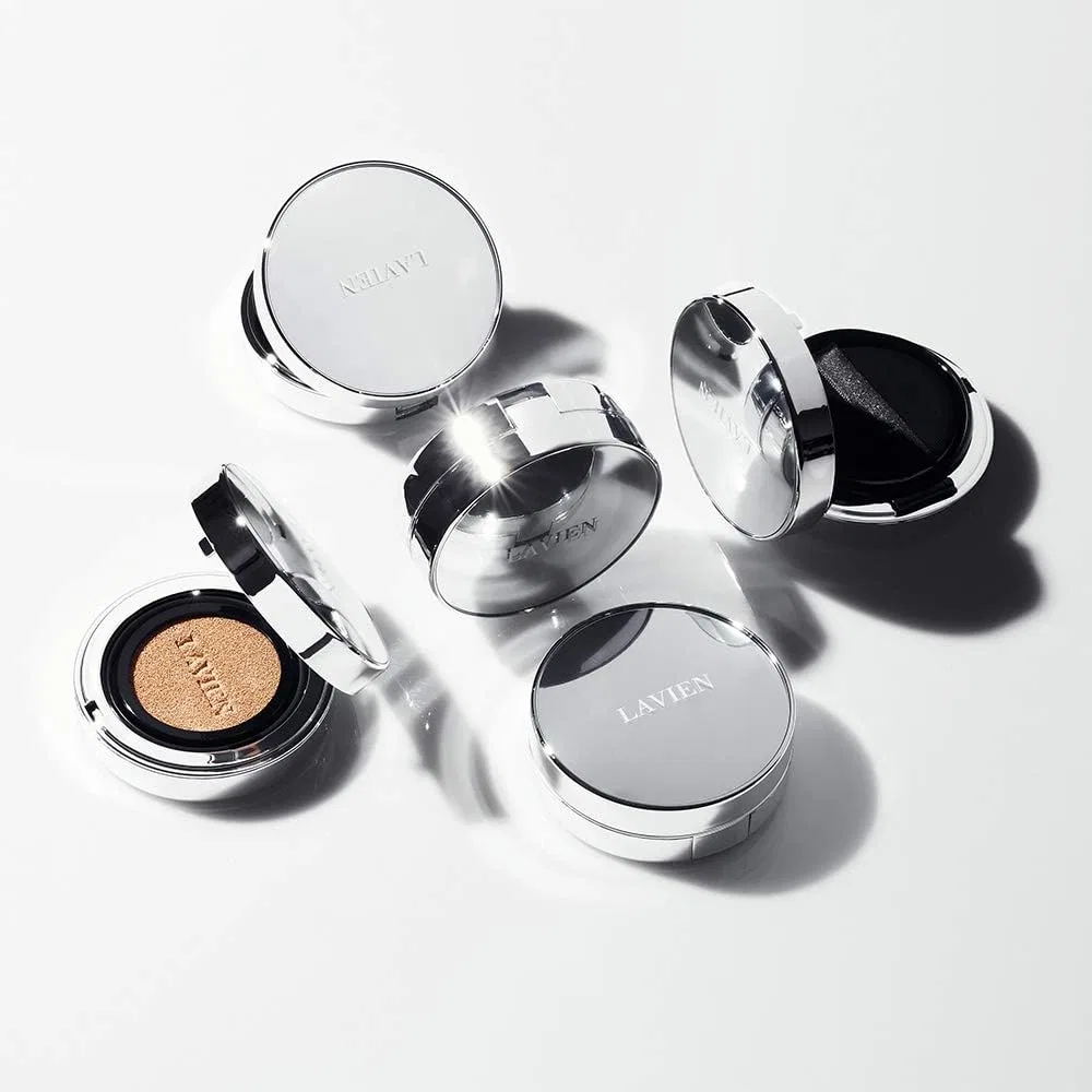 Тональный кушон Lavien Radiance Essence Cushion с рефиллом, 15 г, medium pink beige — фото 2