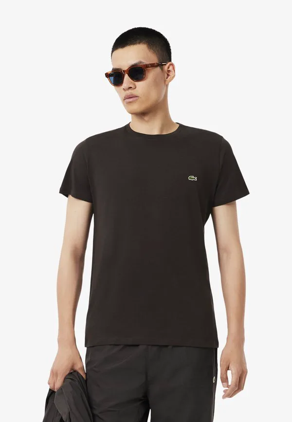 Простая футболка Lacoste, Marron-Skb