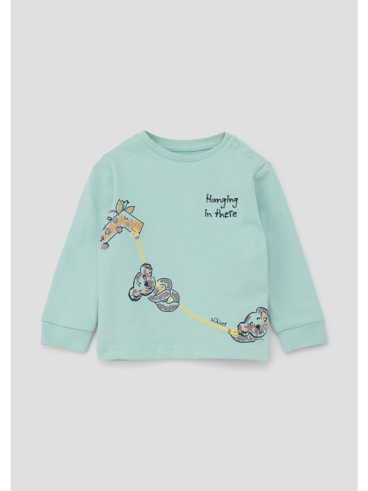 

s.Oliver Футболка цвета 6068_пастельно-бирюзовый