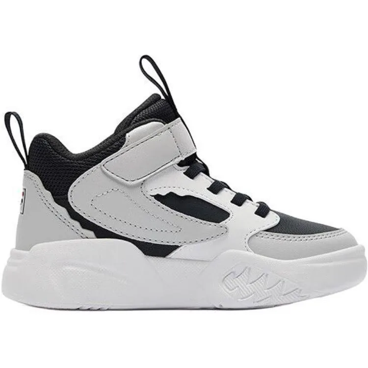 FILA KIDS Скользоустойчивые высокие детские скейтерские кроссовки blue gray — фото 3