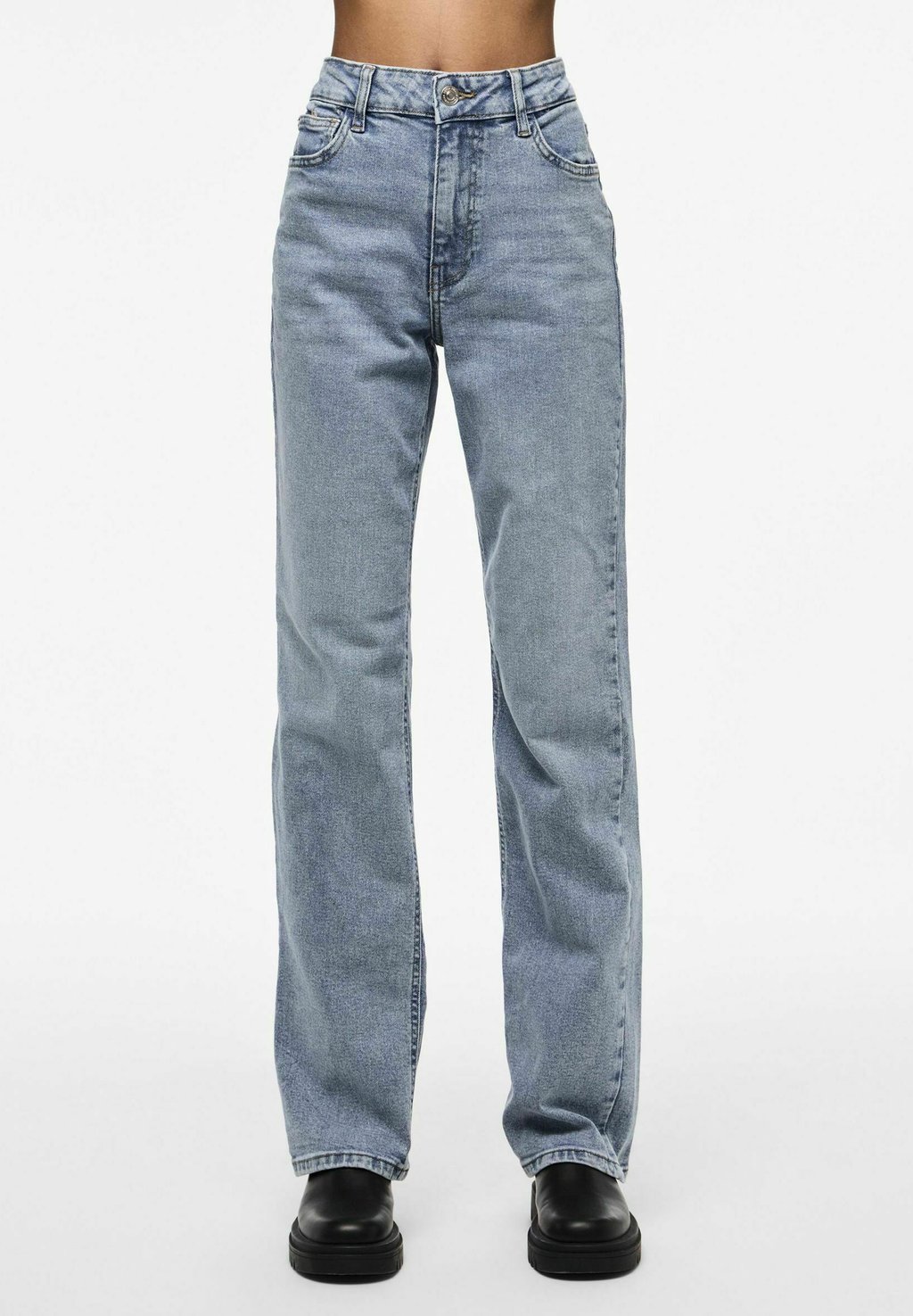 

Джинсы прямого кроя PCKELLY HW Pieces, цвет Light Blue Denim