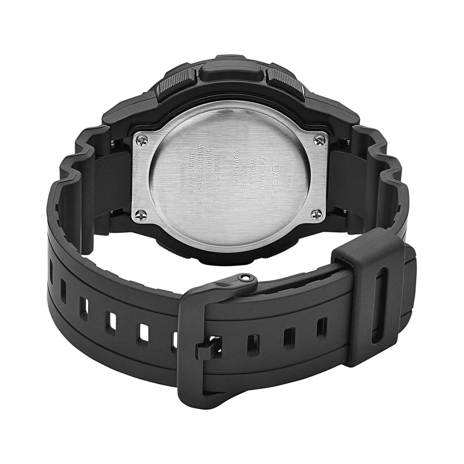 

Мужские аналогово-цифровые часы Telememo World Time — AEQ100W-1AVCF Casio