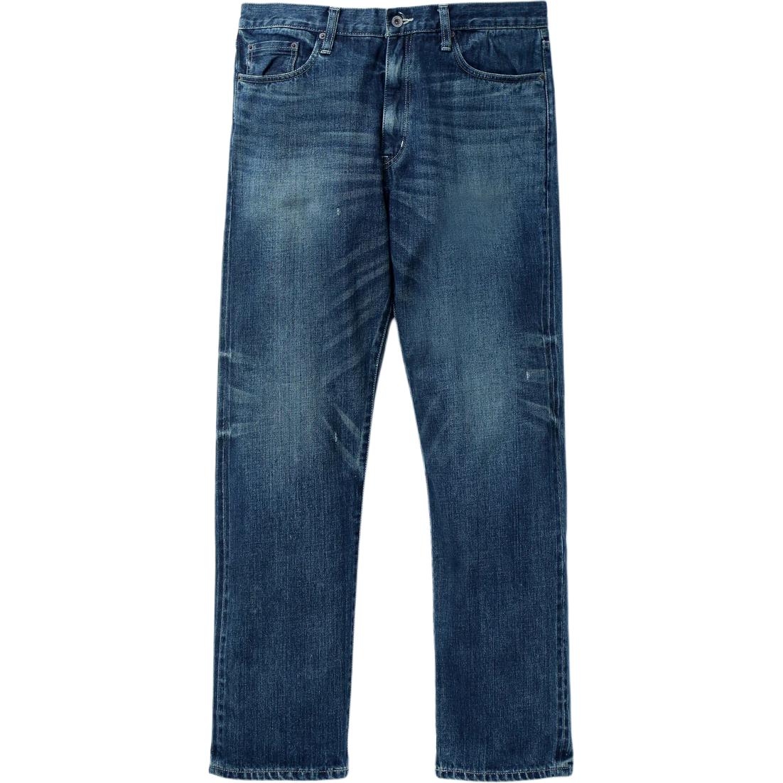 

Выстиранные хлопковые джинсы Neighborhood, indigo