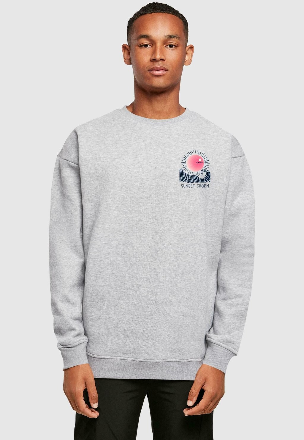 

Толстовка SUNSET CHARM CREWNECK Merchcode, серый