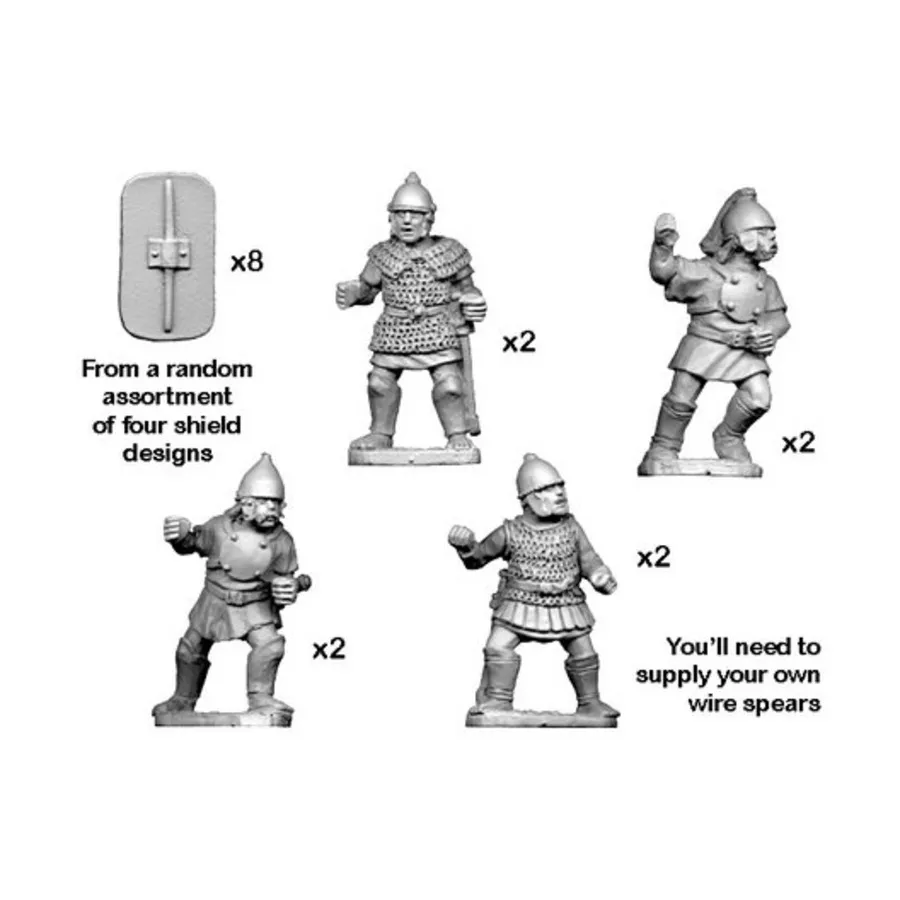 

Кельтиберийские воины с копьем, Historical Miniatures - Ancient - Spanish (28mm) (Crusader Miniatures)