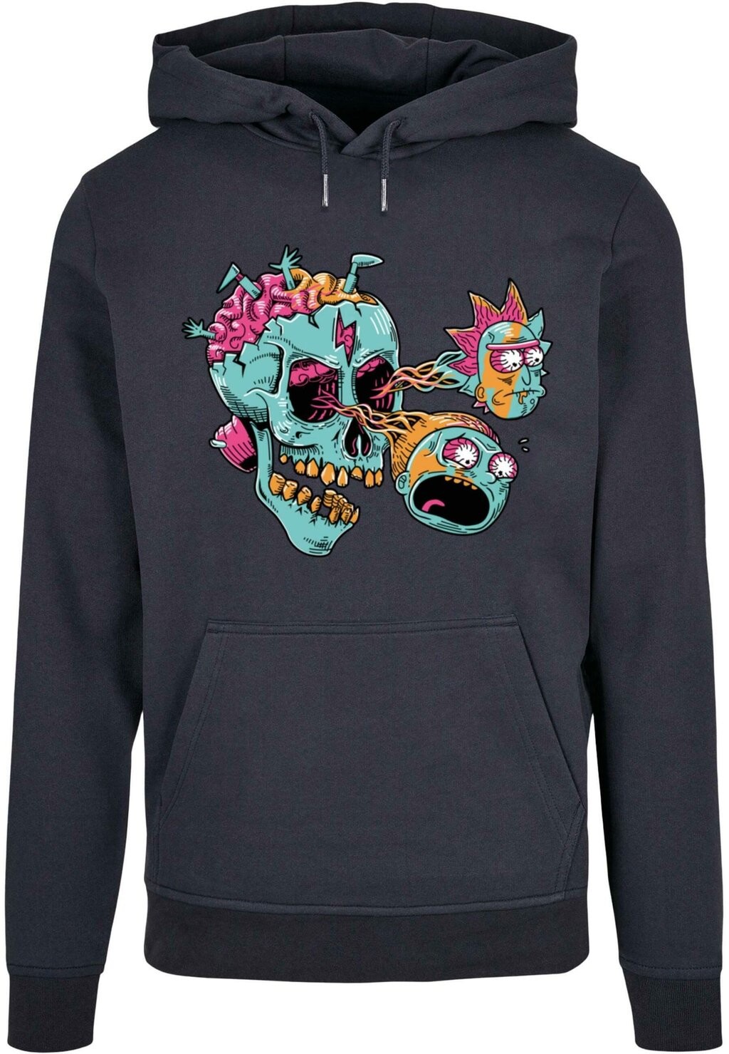 

Толстовка RICK AND MORTY EYEBALL SKULL ABSOLUTE CULT, темно-синий