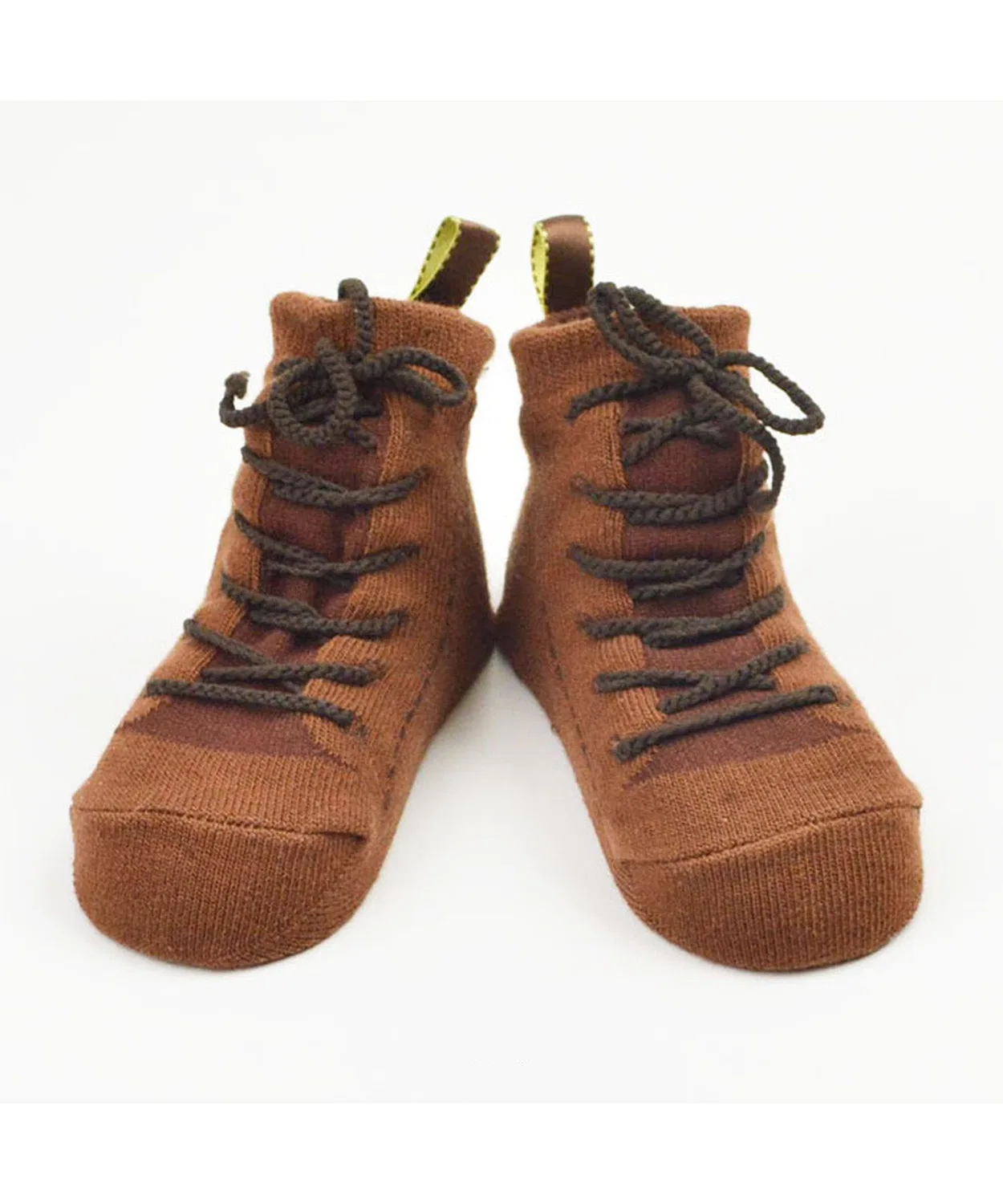 Носки POP UP SOX с рисунком туфель, коричневые