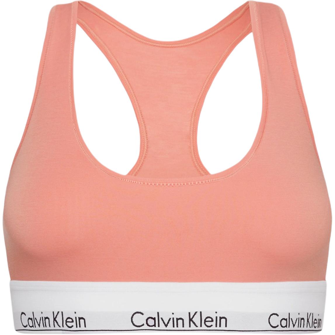 

Бюстгальтер CALVIN KLEIN Europe Version, женский, коралловый, миндальный