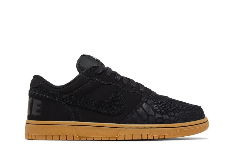 

Кроссовки Nike Big Nike Low Lux Black Snakeskin Gum, черный