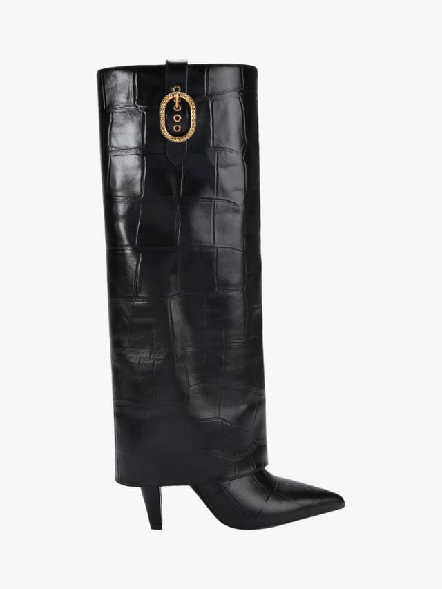 Высокие сапоги с отворотом Kurt Geiger London, Black