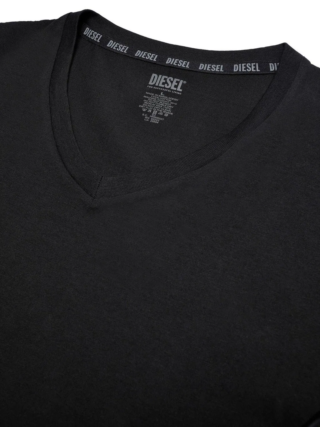 Футболка Diesel UMTEE-MICHAEL черного цвета — фото 2