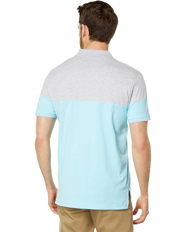

Поло U.S. POLO ASSN. Color-Block Small Pony Jersey Polo, цвет Tent Blue