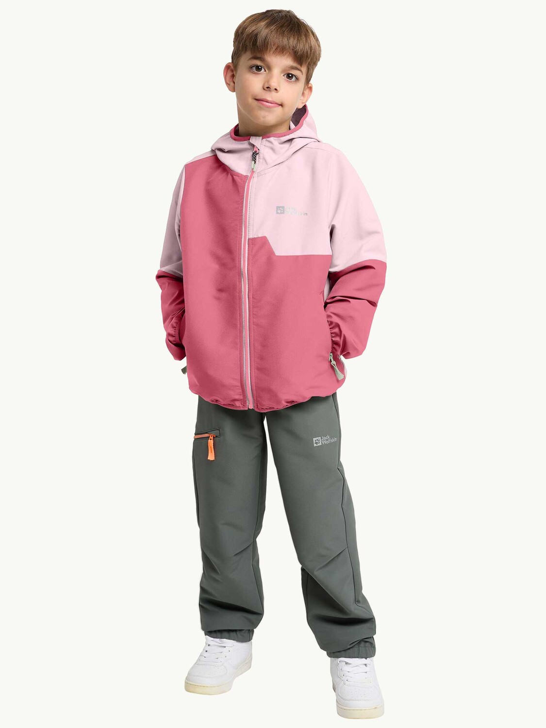 

Куртка Jack Wolfskin TURBULENCE HOODED JKT K, розовый