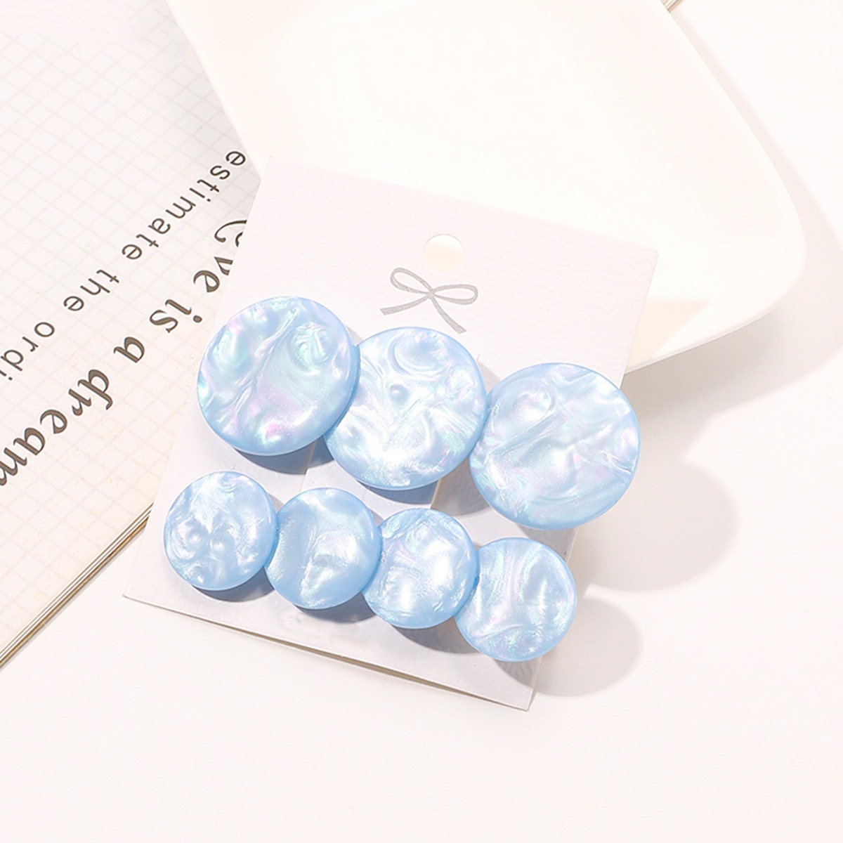 Заколка для волос opal haarspange Soho, blau, количество 2 шт. — фото 2