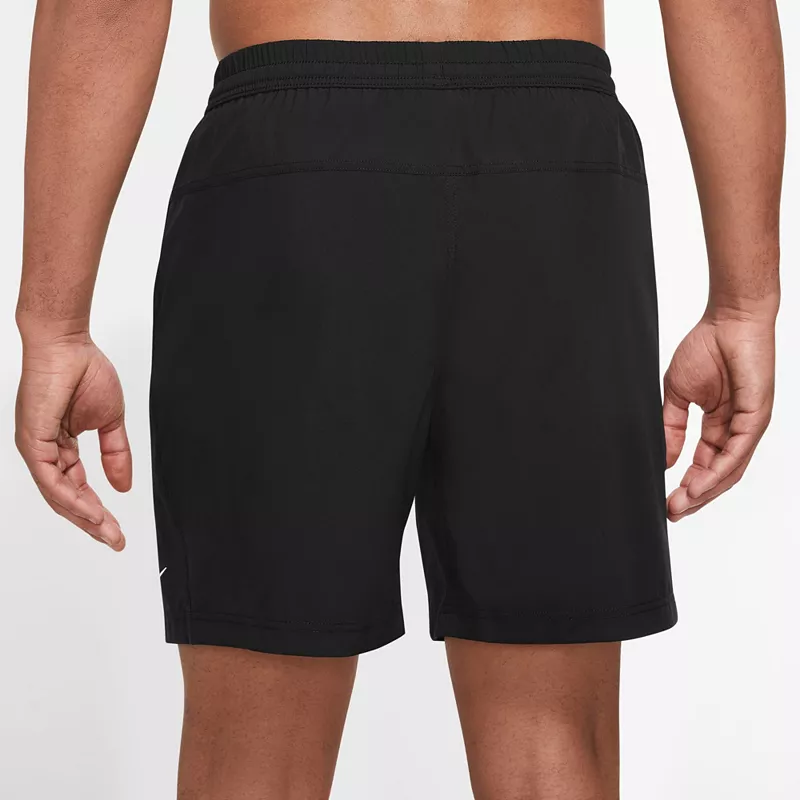 Мужские универсальные шорты без подкладки Nike Dri-FIT Form 7 дюймов, черный — фото 2