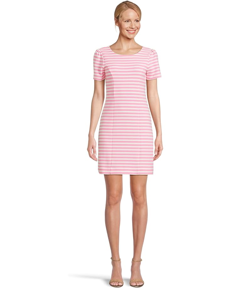 

Платье Lilly Pulitzer Pemberly Dress, цвет Rousseau Pink Plume Bloom Stripe