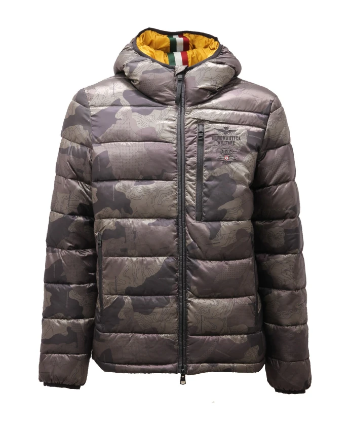 

Толстовка с камуфляжным принтом Aeronautica Militare, коричневый