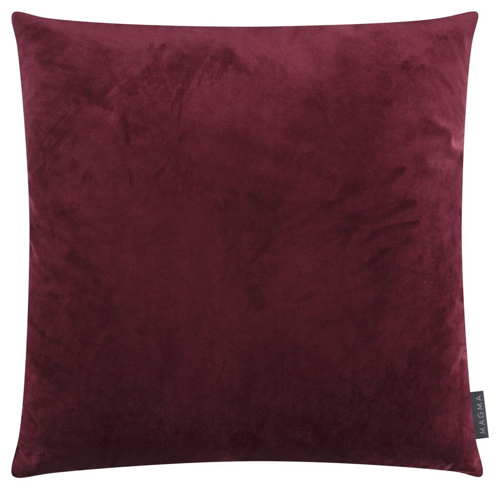 

Чехол на подушку Magma 40х40 см однотонный бархат бордо Magma - Heimtex