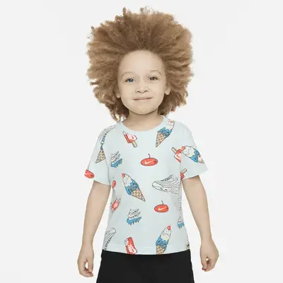 

Футболка Nike Toddler Sole Food Printed T-Shirt, цвет Glacier Blue