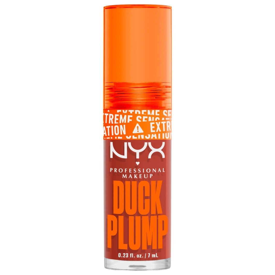 

Блеск для губ duck plump lip lacquer Nyx Professional Makeup, 5.0 - brown of applause, объем 7 мл