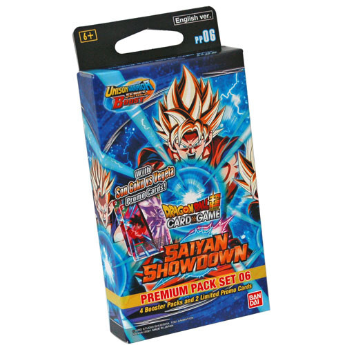 

Карточная игра Bandai Dragon Ball Super TCG: Unison Warrior Boost - Saiyan Showdown Premium Pack Set 06 [PP06]