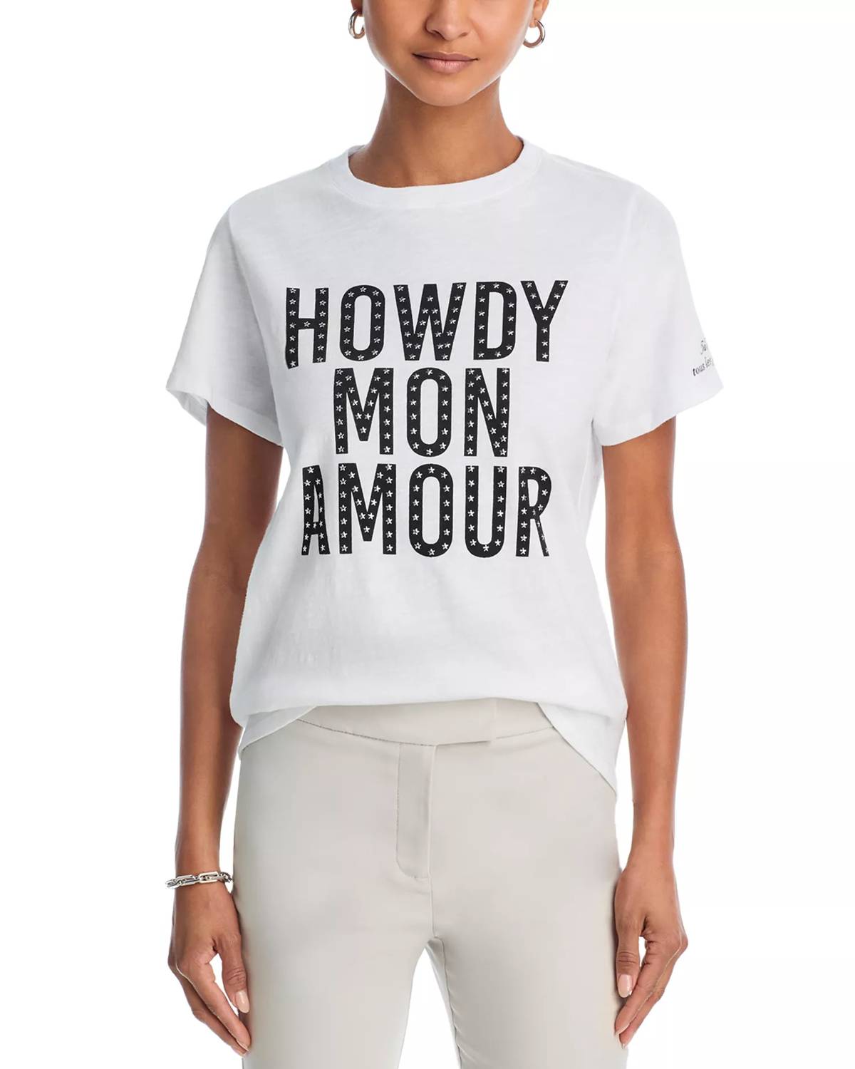 

Cinq a sept Привет, моя любовь! Футболка Star белого цвета