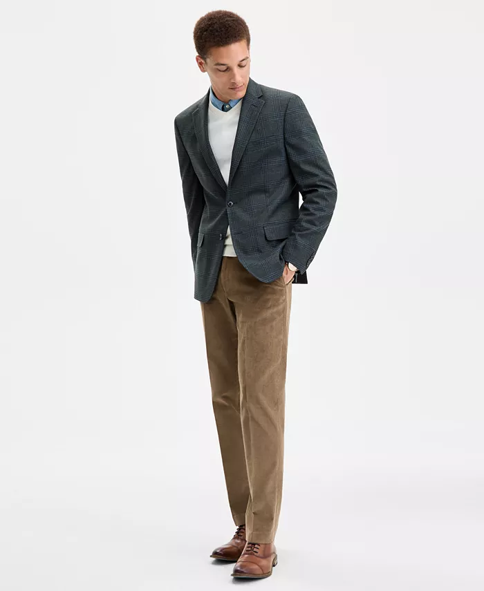 

Мужской спортивный пиджак в клетку Modern-Fit Tommy Hilfiger, коричневый/бежевый
