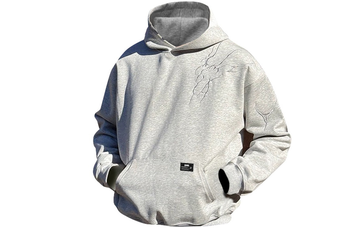 

Толстовка Unisex Hooded Moderate Heavyweight ZIAREL, серый