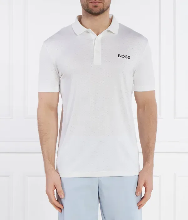 Поло Paddytech regular fit Boss Green, белый