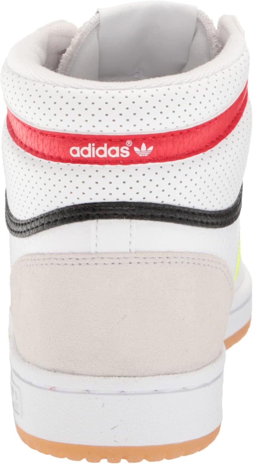 Детские кроссовки Adidas Originals Унисекс Top Ten Red Bulls, белый/красный/желтый/ярко-красный — фото 3