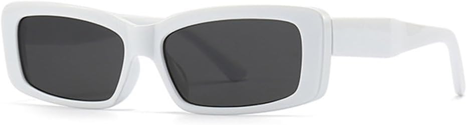 

Маленькие прямоугольные солнцезащитные очки для женщин в стиле ретро, ​​защита от УФ-излучения UV400, модные солнцезащитные очки для мужчин, светло-серые generic, C1-33041