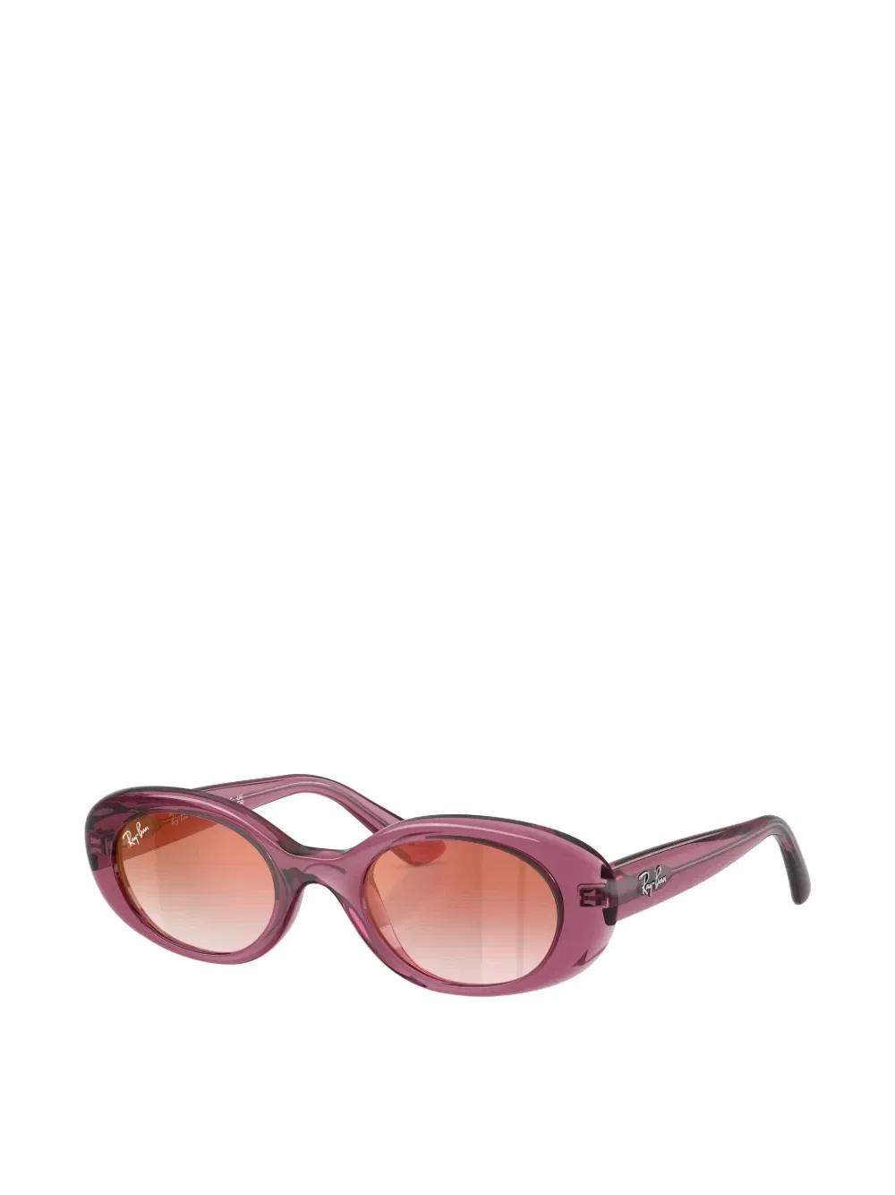 Солнцезащитные очки в овальной оправе Ray-Ban Junior, розовый — фото 2