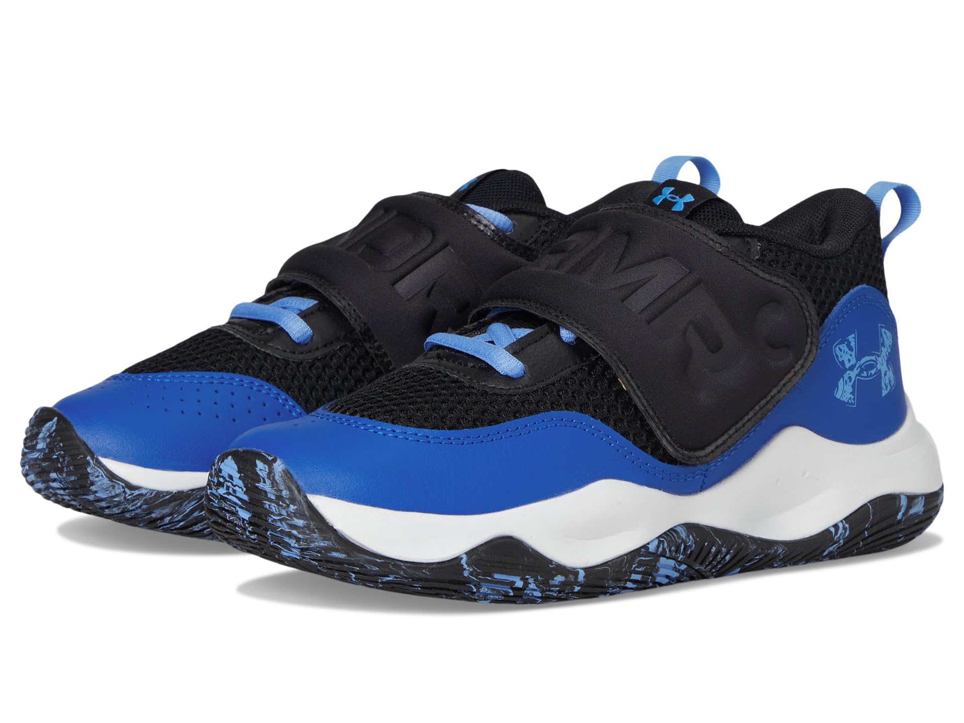 

Кроссовки Under Armour Kids Zone 2 Basketball Shoe, Black/Tech Blue/Horizon Blue