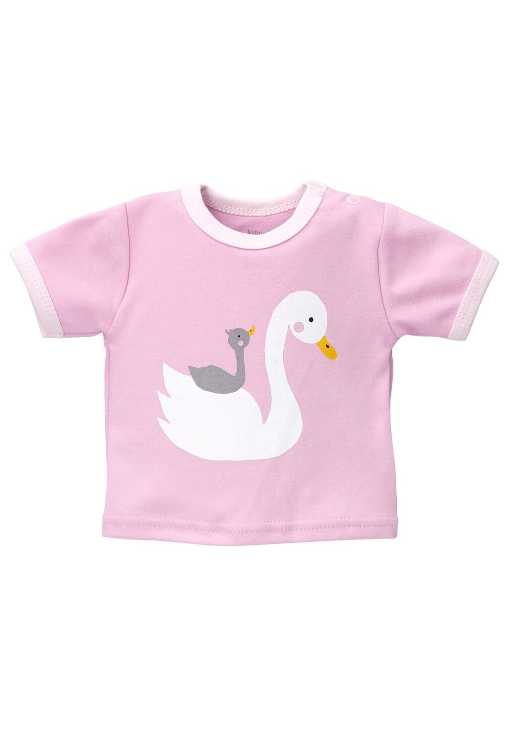 

Футболка с принтом LOVELY SWAN Baby Sweets, цвет white light pink