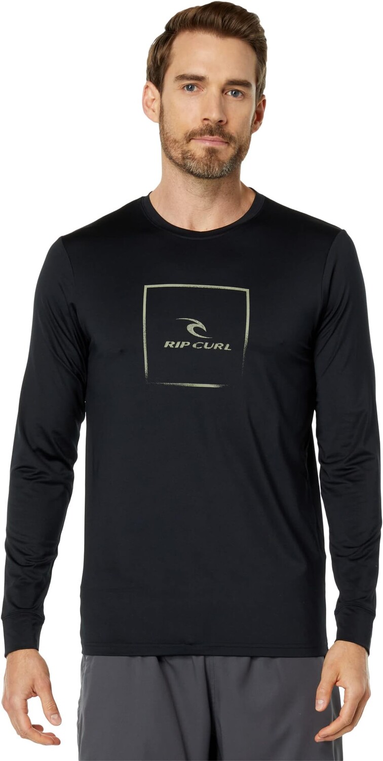 

Плавки Rip Curl Corp Icon L/S Relaxed Fit UV Tee, черный