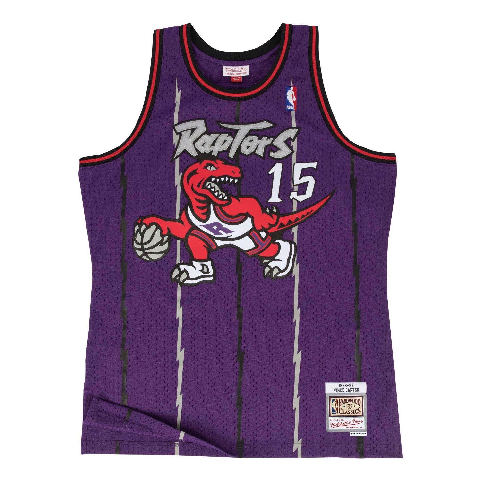 

Баскетбольное джерси Mitchell & Ness x NBA Toronto Raptors 1998-99 Swingman Jersey 'Vince Carter 15'
