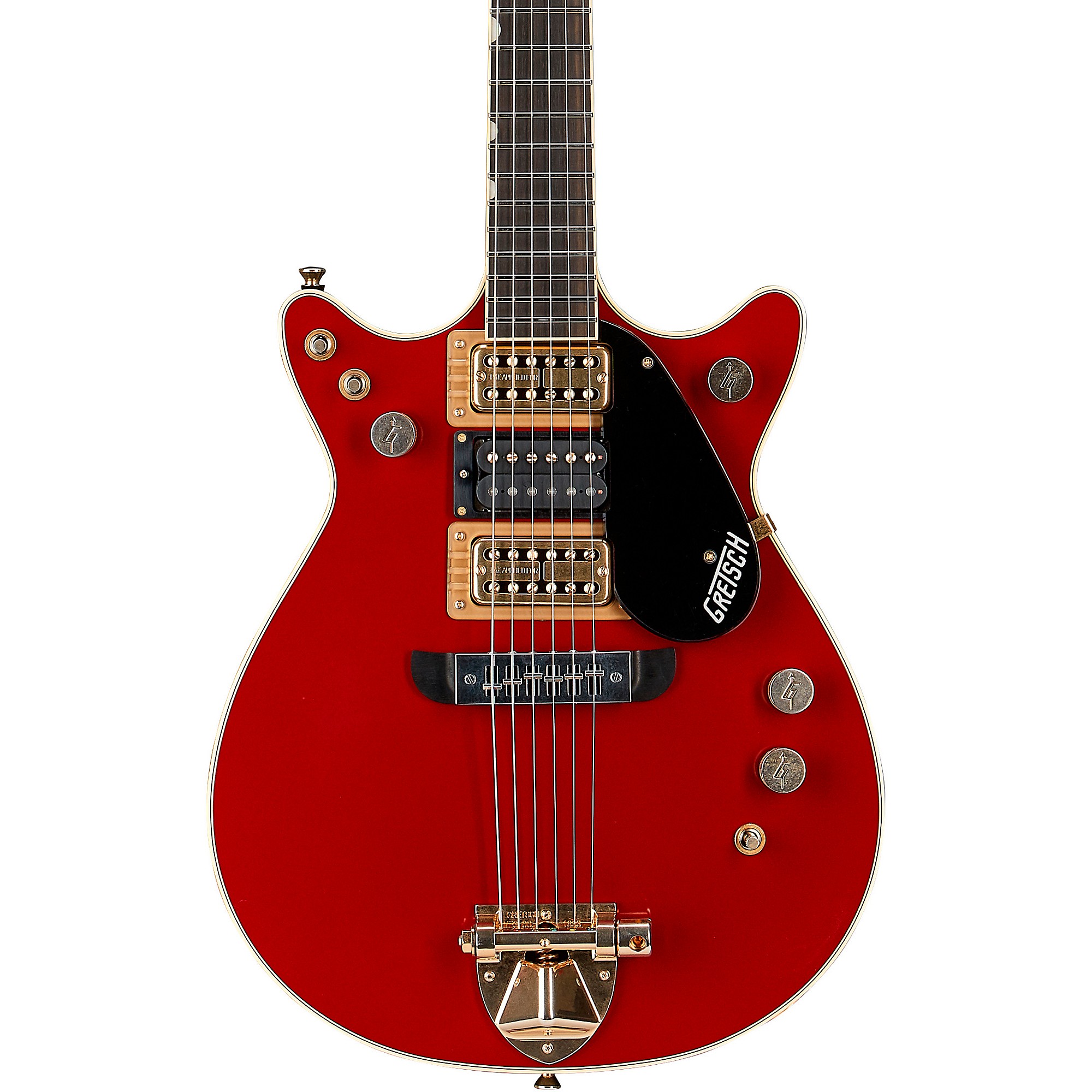 

Gretsch Guitars G6131G-MY-RB Ограниченная серия Malcolm Young Signature Jet, винтажная электрогитара Firebird Red