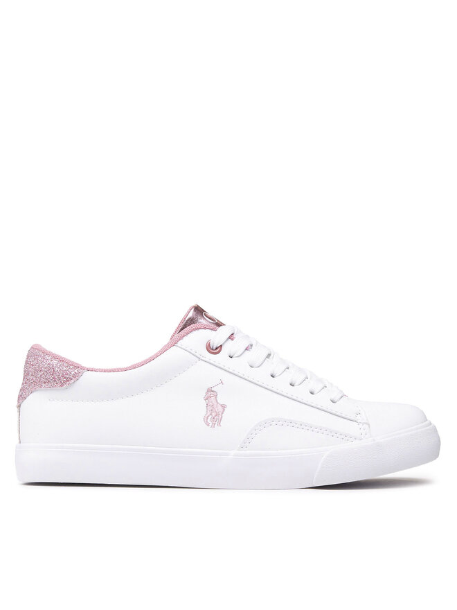 Кроссовки из ткани Theron V Rf104103 Polo Ralph Lauren, белый — фото 2