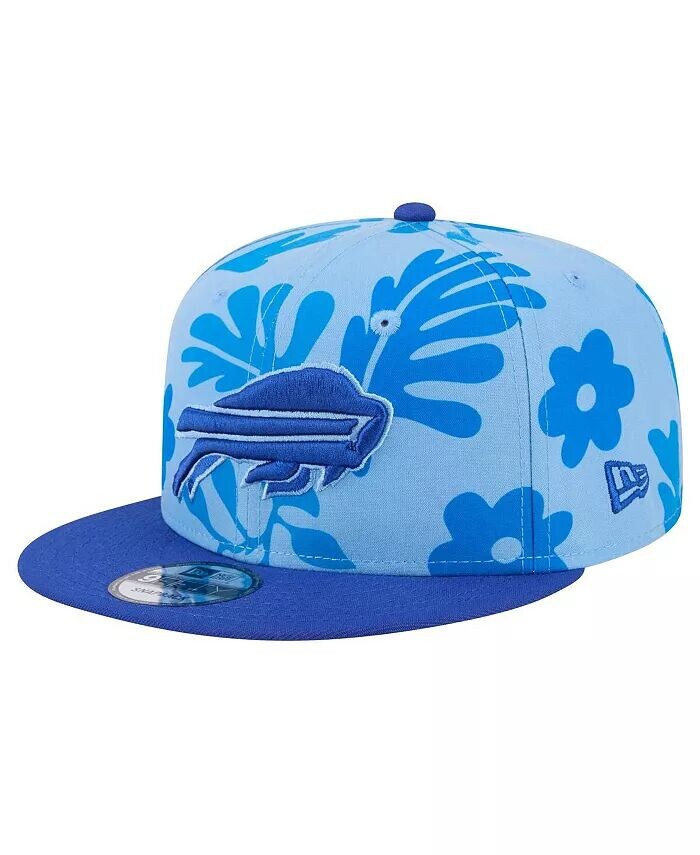 

Мужская голубая кепка Buffalo Bills Leafy 9FIFTY Snapback New Era, синий